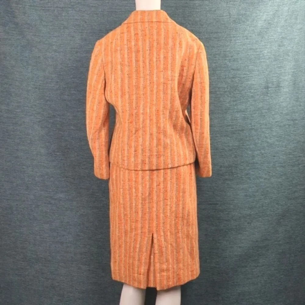 Vintage Henry White Of Dublin Wool Suit, 1960's Skirt & Jacket - Picture 9 of 17